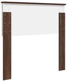 vidaXL Κεφαλάρι με κεφαλάρι Καφέ δρυς 75 cm Επεξεργασμένο ξύλο