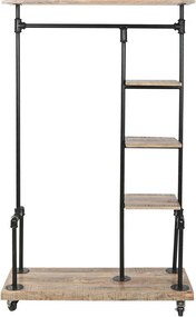 Έπιπλο Εισόδου Home ESPRIT Καφέ Μαύρο 104 x 40 x 175 cm