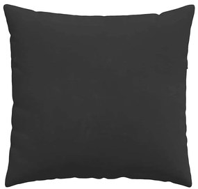 vidaXL Μαξιλάρι Καναπέ 2 pcs Μαύρο 50 x 50 cm ύφασμα