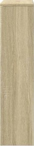 vidaXL Καπάκι Καλοριφέρ Sonoma Δρυς 78 x 20 x 82 cm Επεξεργασμένο Ξύλο