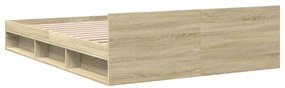 vidaXL Πλαίσιο Κρεβατιού με συρτάρια Sonoma Δρυς 120x200εκ. Επεξ. Ξύλο