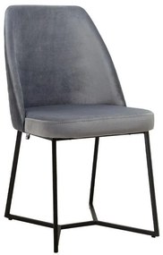 Καρέκλα Τραπεζαρίας Stephanie Fylliana Γκρί 48x47x83εκ. 2αδα 48x47x83 εκ.