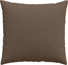 vidaXL Μαξιλάρι Καναπέ 2 pcs Καφέ 50 x 50 cm ύφασμα