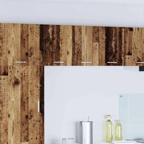 vidaXL Κρεμαστό ντουλάπι Παλαιό Ξύλο και Λευκό 30 x 31 x 40 εκ.