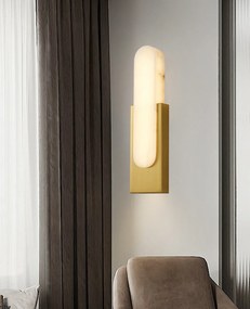 Stewehome μοντέρνο σαλόνι LED απλίκα με σχέδιο μαρμάρου και εφέ παλαίωσης Πολύχρωμο
