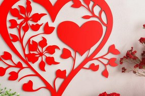 Σετ των 2 Intra απο ξύλο plywood 3mm-4mm πάχος – Paper Cut Valentine Hearts Δίασταση 20x20 cm INTRAFABR-112424575