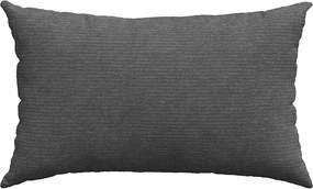 vidaXL Μαξιλάρι Καναπέ 2 pcs Σκούρο Γκρι 50 x 30 cm