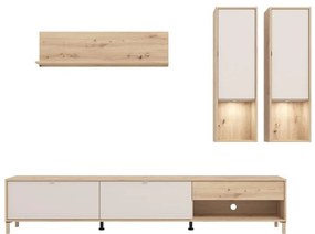 Σύνθετο σαλονιού NORWICH Artisan Oak - Cashmere 234x40x197εκ. 234x40x197 εκ.