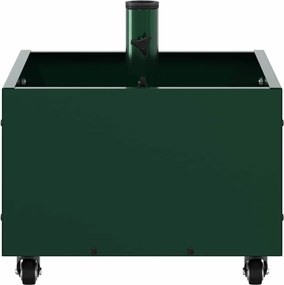 vidaXL Βάση ομπρέλας Πράσινο 45 x 45 x 45 cm Ατσάλι