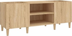 vidaXL Ντουλάπι δίσκων Sonoma Δρυς 121 x 38 x 48 εκ. από επεξεργασμένο ξύλο