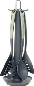 Κουτάλες Μαγειρικής + Βάση (Σετ 6τμχ) F-V Essentials 209784 Green