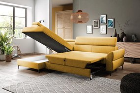 Γωνιακός καναπές Rino-Kitrino-Αριστερή