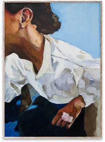 Πόστερ The Man I Met At A Bar - Γαλάζιο Λευκό 30 x 40 PAPER COLLECTIVE