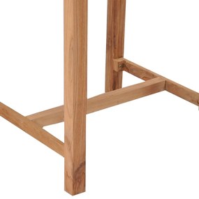 vidaXL Τραπέζι Μπαρ Κήπου 60 x 60 x 105 εκ. από Μασίφ Ξύλο Teak