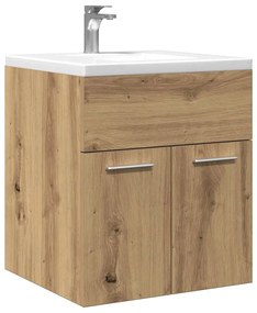 Ντουλάπι νιπτήρα μπάνιου Δρυς τεχνίτης 41x38,5x46 cm