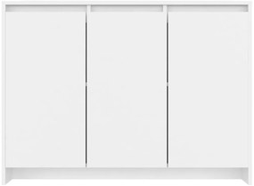 vidaXL Μπουφές Λευκός 102 x 33 x 75 εκ. από Επεξ. Ξύλο