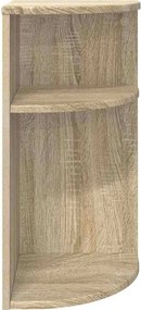 vidaXL End Table Δρύς Sonoma 29,6 x 29,6 x 60 εκ Επεξεργασμένο ξύλο