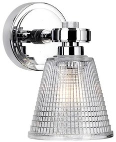 Απλίκα Φωτιστικό Τοίχου Μπάνιου LED G9 3W IP44 3000K Gunnis BATH-GUNNIS1-PC Elstead BATH-GUNNIS1-PC Χρώμιο