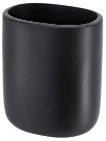 Ποτήρι Οδοντόβουρτσας (9x6.5x10.5) T-D Oval Black 61202103