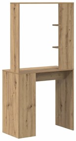 vidaXL Γραφείο artisan δρυς 78.5 x 37 x 154.5 εκ Επεξεργασμένο ξύλο