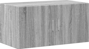 vidaXL Ντουλάπι Τοίχου Γκρι Sonoma 80x42,5x40 εκ. Επεξεργασμένο Ξύλο