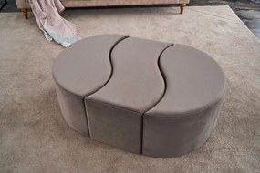 Πουφ Σκαμπό Μινκ ALYA 80x120x40