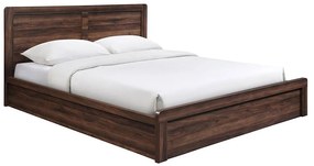 Κρεβάτι Διπλό Caliber (Για Στρώμα 150x200cm) Ε73862,2 158x210x100cm Walnut Διπλό