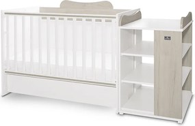BED MULTI 190/72 COLOUR WHITE/LIGHT OAK