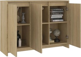 vidaXL Μπουφές Sonoma Δρυς 102x33x75 εκ. Επεξεργασμένο Ξύλο