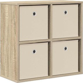 vidaXL Πλαϊνό γραφείο Δρύς Sonoma 59,5 x 27 x 57 εκ