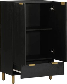 vidaXL Ντουλάπι Μαύρο 60 x 33 x 110 εκ. από Επεξεργασμένο Ξύλο