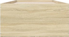 vidaXL Πλαίσιο Κρεβατιού Sonoma Δρυς 90x200 εκ. Επεξεργασμένο Ξύλο