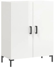vidaXL Ντουλάπι Γυαλιστερό Λευκό 69,5x34x90 εκ. Επεξεργασμένο Ξύλο