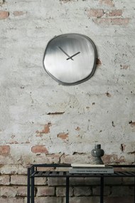 Ρολόι Τοίχου Toki Μεταλλικο Stainless Steel Ø36 x H2 cm MUUBS