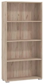 Βιβλιοθήκη Tomar 4 Γκρί Δρύς 70x24,5x142 εκ. 70x24.5x142 εκ.