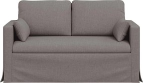 vidaXL Καναπές 120cm Taupe Μέταλλο