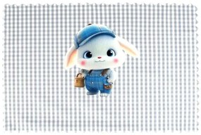 Σουπλά Παιδικό Cap Bunny 38 Grey DimCol 35x50cm Πολυέστερ