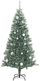 vidaXL Χριστουγεν. Δέντρο Τεχνητό με 300 LED/ Μπάλες/Χιόνι 180 εκ.