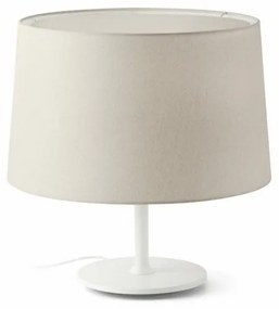 Φωτιστικό Επιτραπέζιο Windsor 20226-151 1xE27 43,5x51cm White-Linen Faro Barcelona