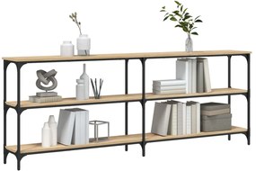 vidaXL Τραπέζι Κονσόλα Sonoma Δρυς 200x29x75 εκ. Επεξεργασμένο Ξύλο
