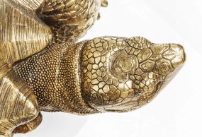 Διακοσμητικό Δαπέδου Χελώνα Χρυσή Μεγάλη 95x77x43 εκ. - Χρυσό