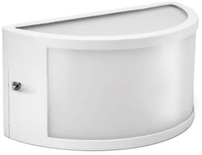Απλίκα Φωτιστικό Τοίχου SEGOVIA 1 LED IP54 Στεγανό Bot Lighting-SEGOVIA110B-Λευκό SEGOVIA110B