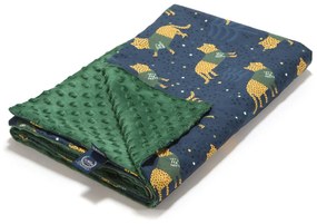 Κουβέρτα Minky Αγκαλιάς (80x100) La Millou Tiger Jerry Forest Green