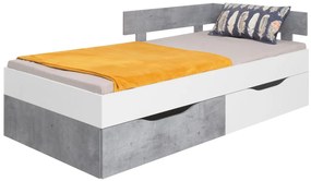 Κρεβάτι Sigma-Gkri-Leuko-200 x 90