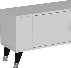 Stewehome Μοντέρνο έπιπλο τηλεόρασης με ντουλάπι 120x26x48 cm