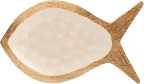 Πιατέλα Διακόσμησης (30x30) K-M Fish White A55600340