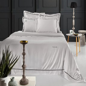 Παπλωματοθήκη Blend (Σετ 3τμχ) Cement Guy Laroche King Size 260x260cm 100% Cotton Satin