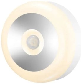 Φωτιστικό Πάγκου 1W LED 3000Κ Φ7cm Πλαστικό Λευκό 145-55324 Eurolamp-145-55324-Λευκό 145-55324