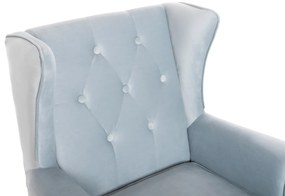ΠΟΛΥΘΡΟΝΑ ΜΠΕΡΖΕΡΑ BRANDON HM3073.31 BABY BLUE ΒΕΛΟΥΔΟ-ΠΟΔΙΑ ΣΕ ΦΥΣΙΚΟ 82,5x80x104Υεκ