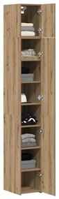 vidaXL Λεπτός Ντουλάπι Αποθήκευσης artisan δρυς 30 x 42.5 x 225 εκ